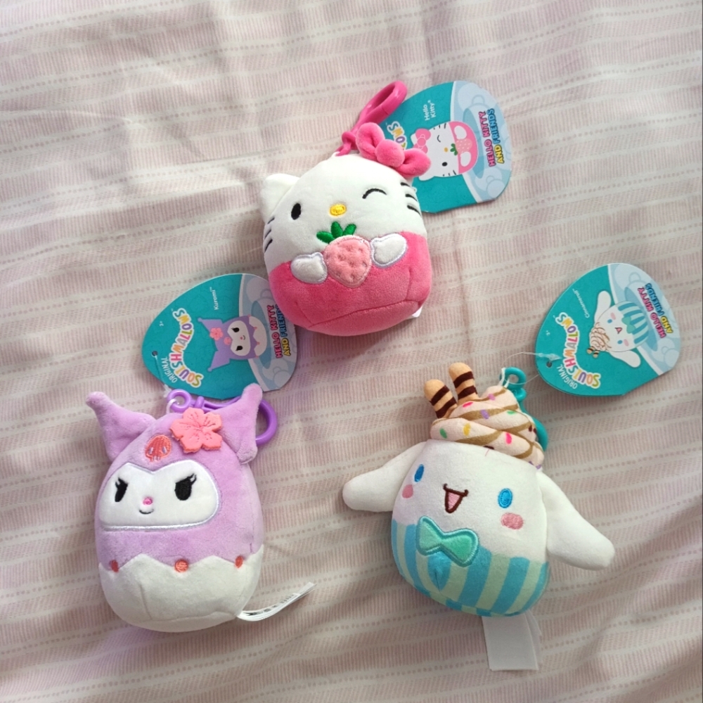 Sanrio Squishmallows Hello Kitty Kuromi Cinnamoroll